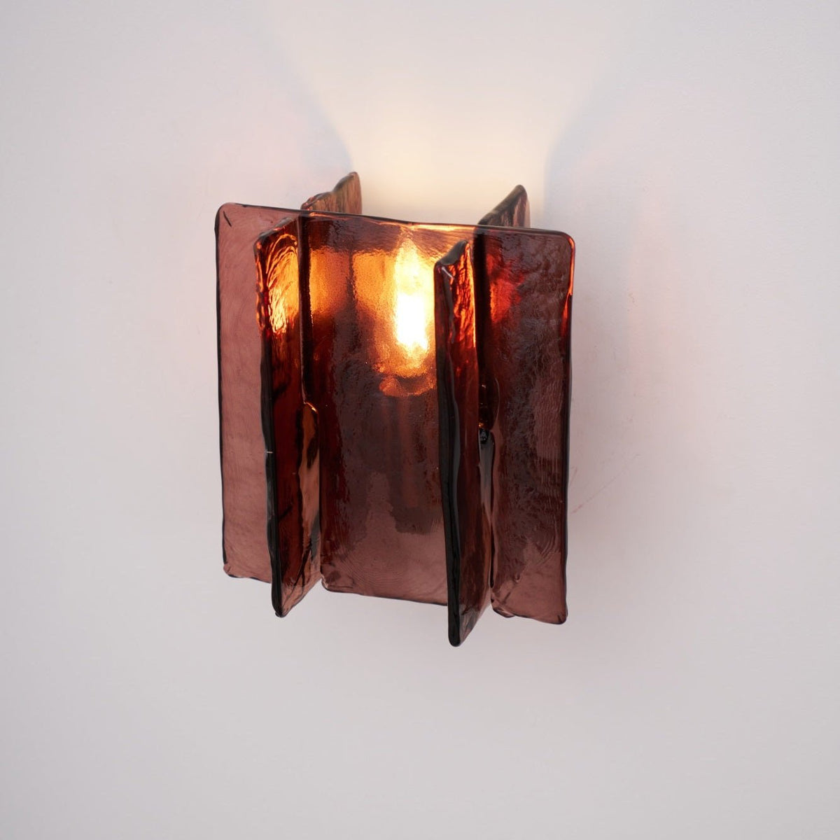 Solanic Aplique de Pared Vidrio Artístico Elegante