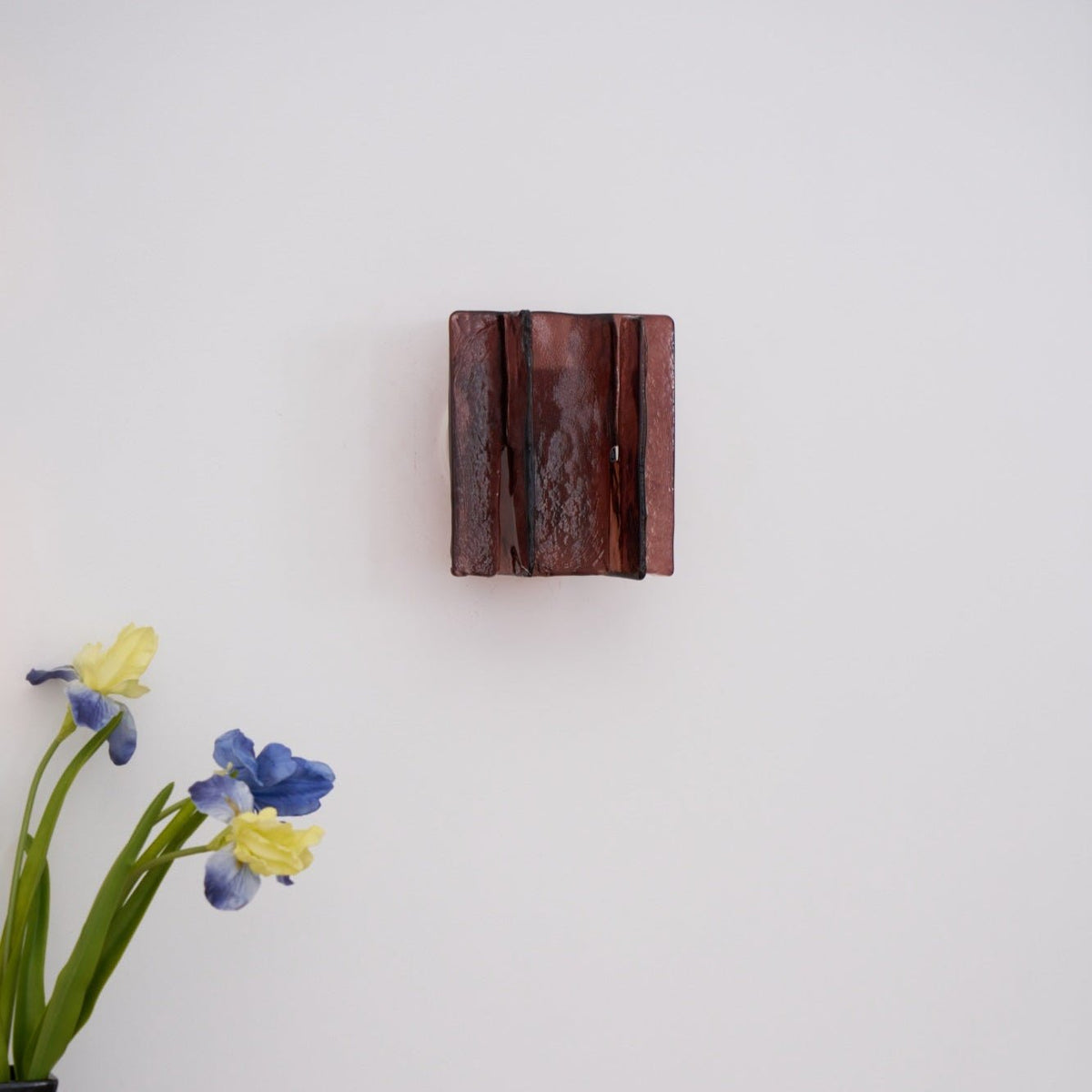 Solanic Aplique de Pared Vidrio Artístico Elegante
