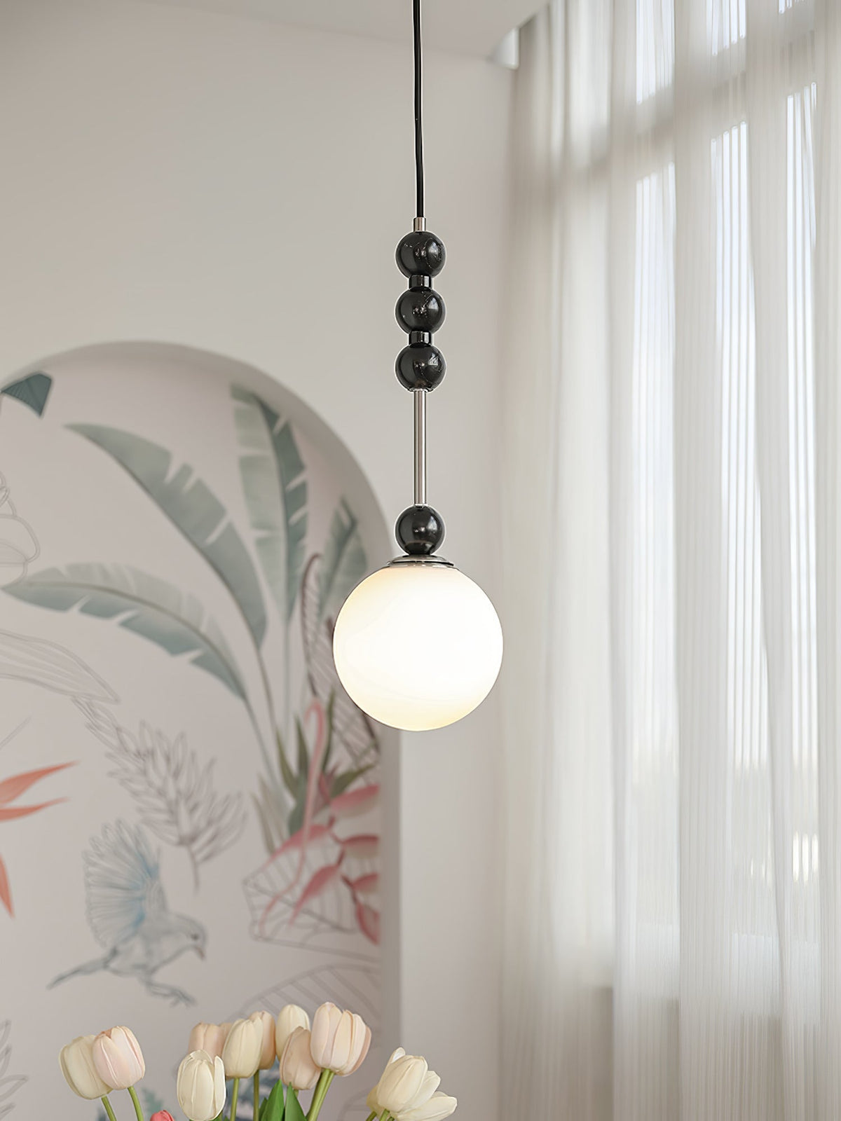 Miraleth lámpara colgante minimalista de madera