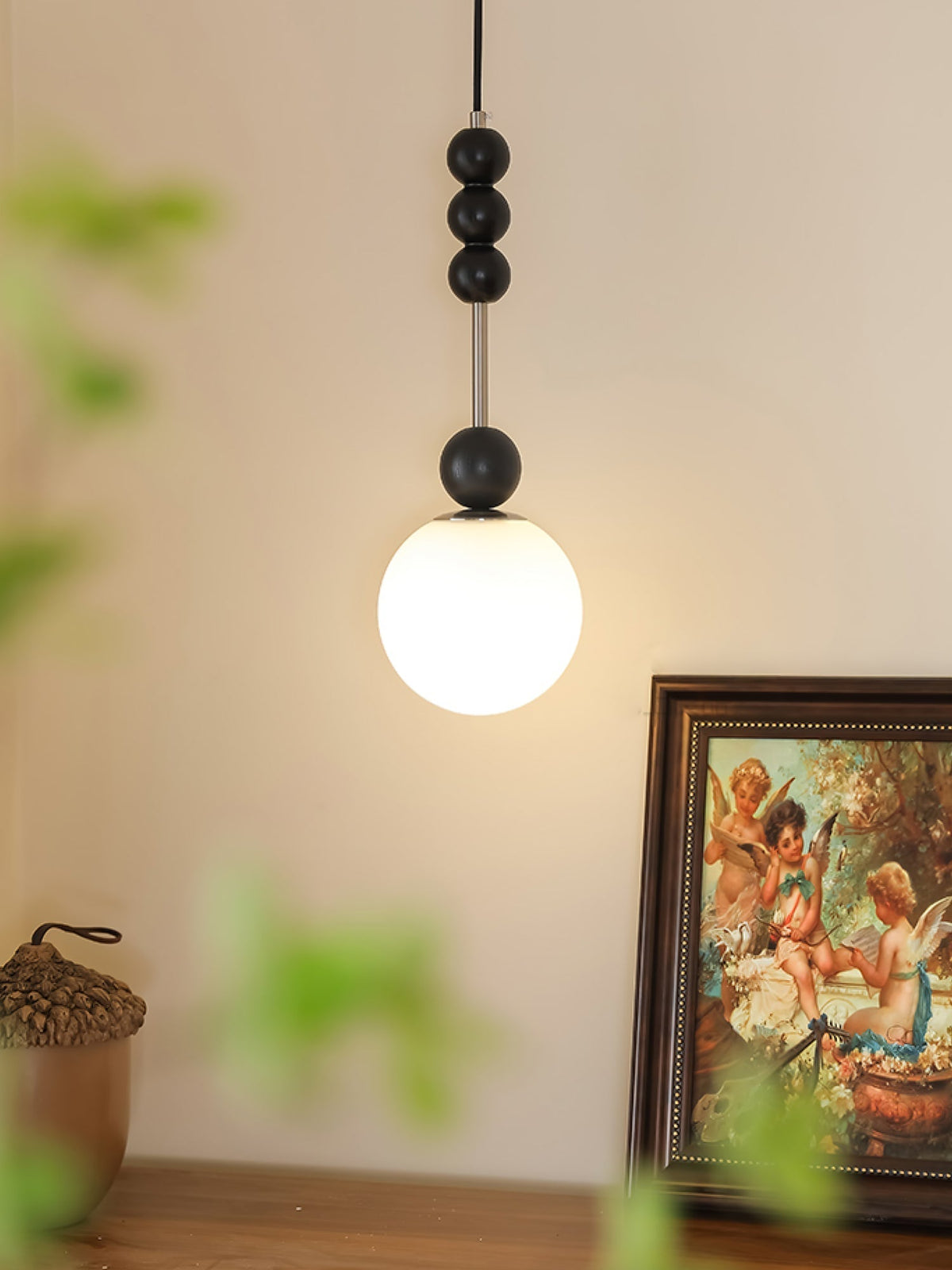 Miraleth lámpara colgante minimalista de madera