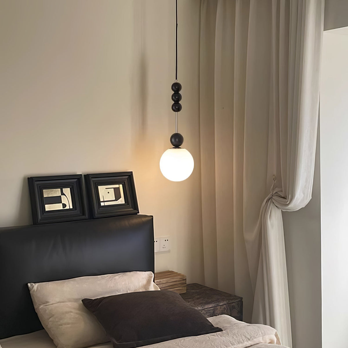 Miraleth lámpara colgante minimalista de madera
