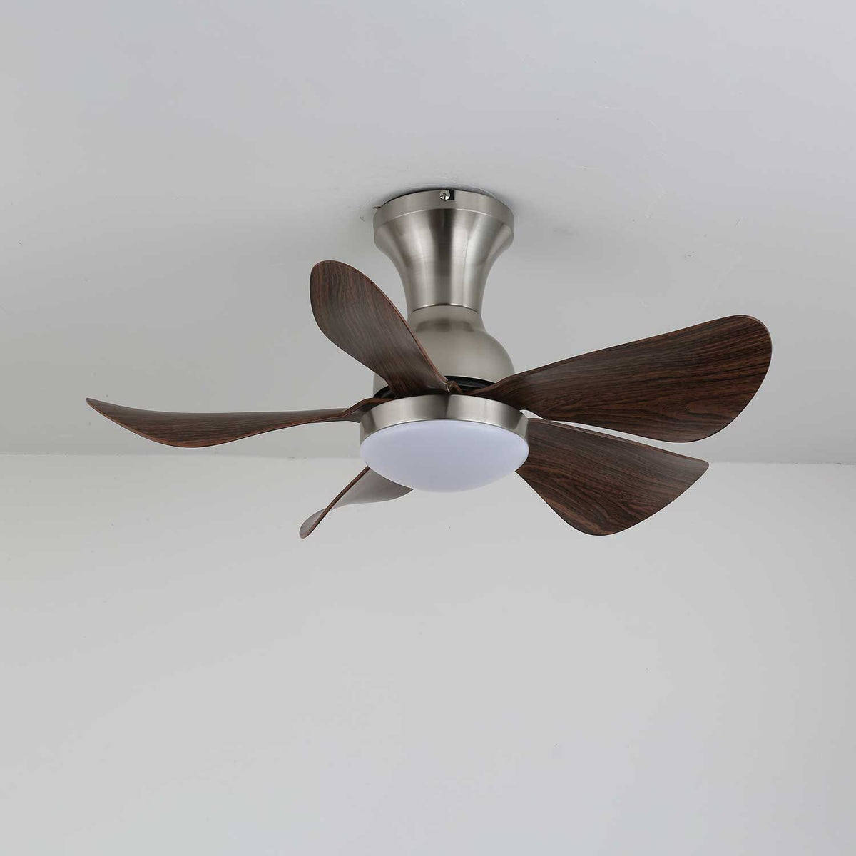 Novaro ventilador de techo con luz moderno de madera