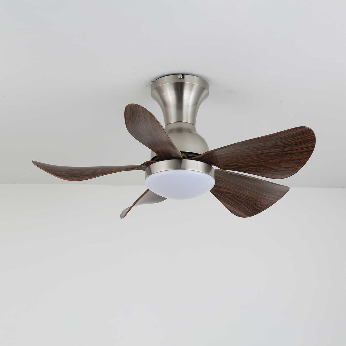 Novaro ventilador de techo con luz moderno de madera