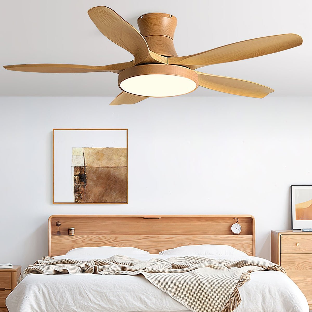 Renalella ventilador de techo con luz StillWind