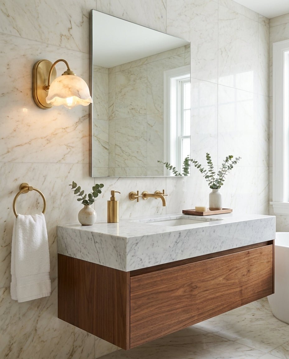 Aplique de alabastro Oakenford