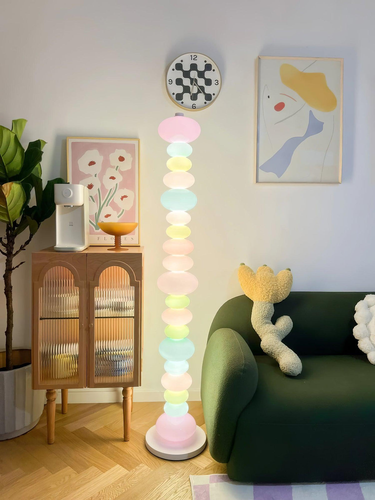 Avelare lámpara de pie de mármol Artistic