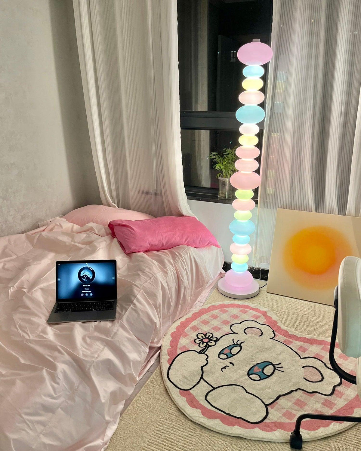 Avelare lámpara de pie de mármol Artistic