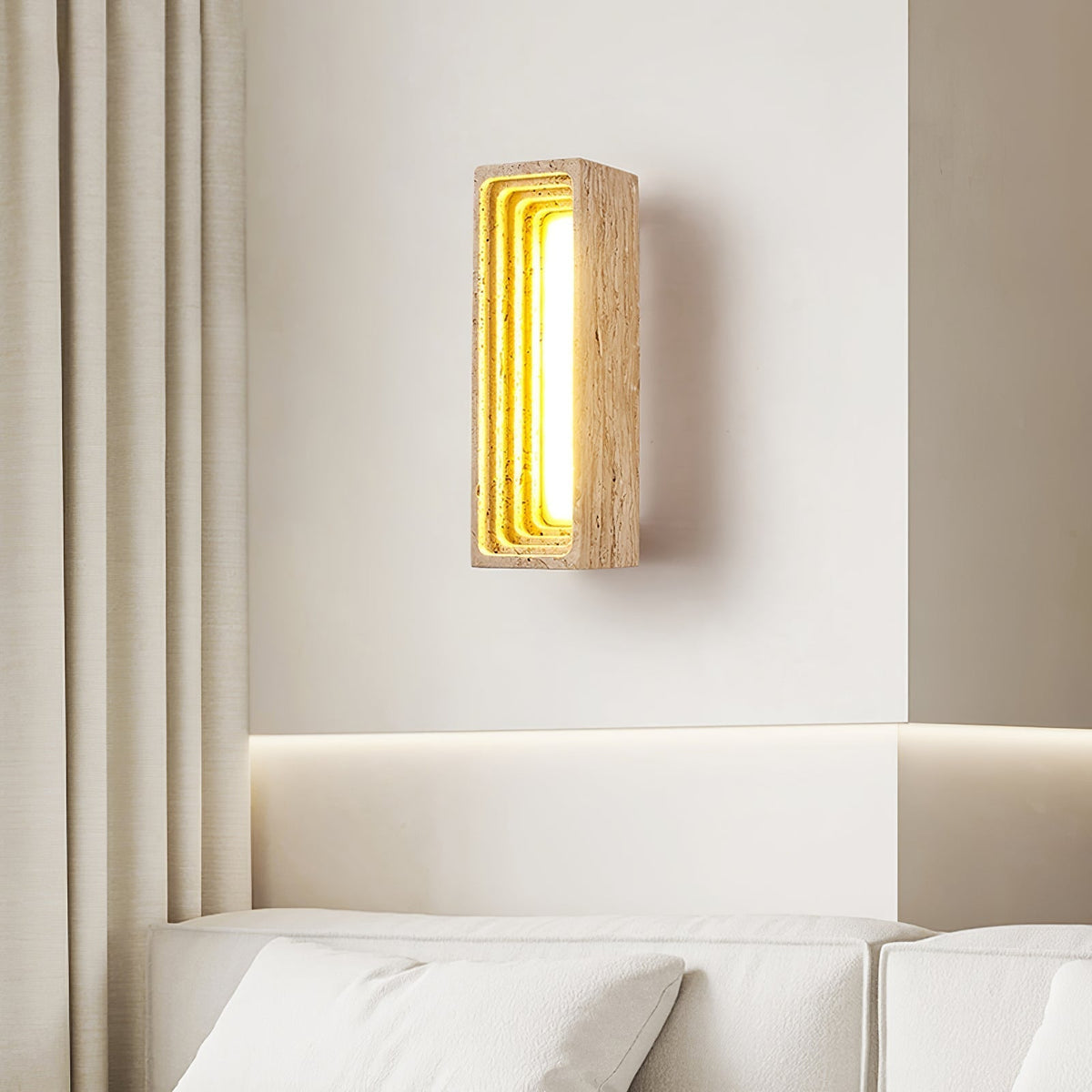 Atheila travertino aplique de pared