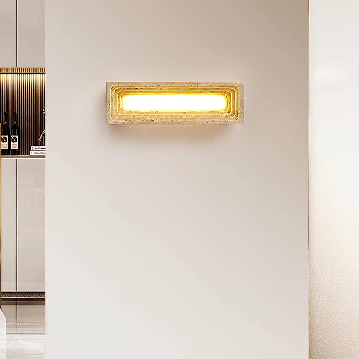 Atheila travertino aplique de pared