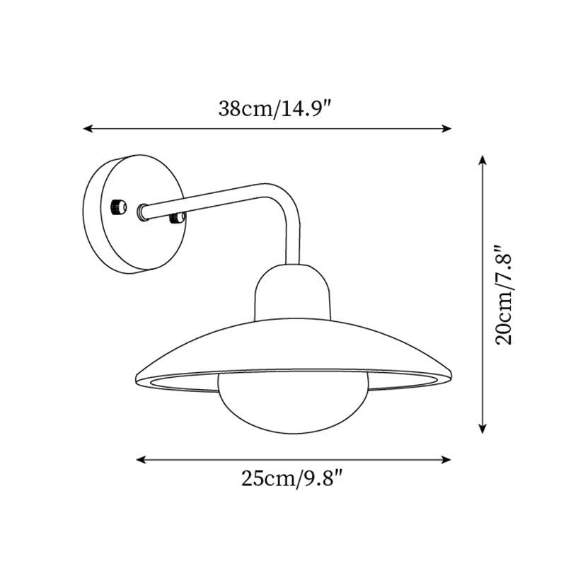 Leto aplique de pared travertino