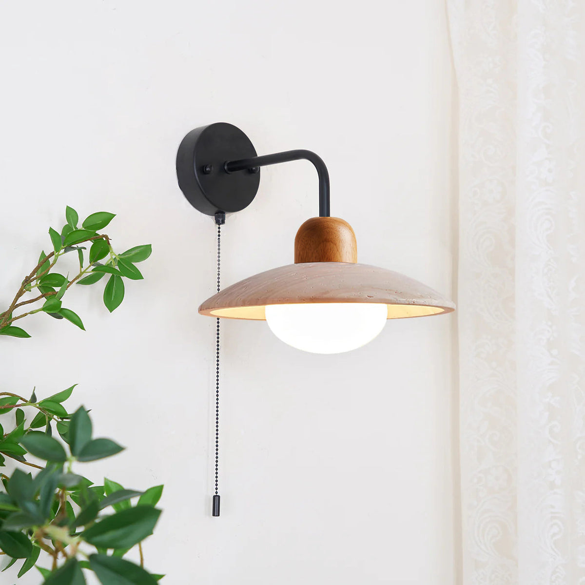 Leto aplique de pared travertino