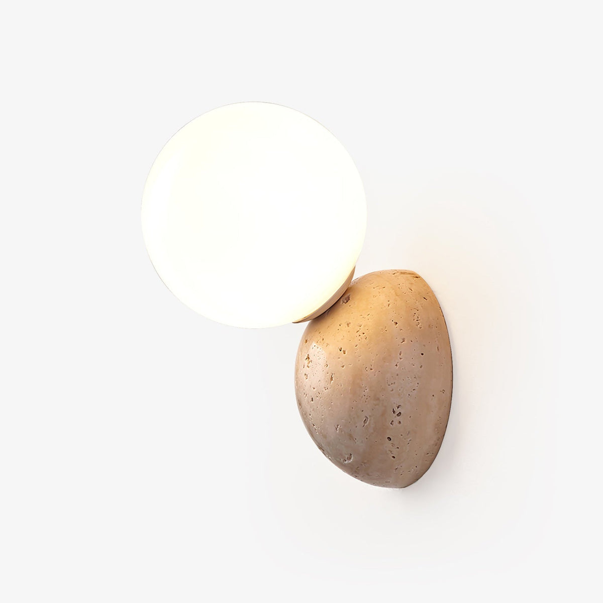 Cethair aplique de pared en travertino
