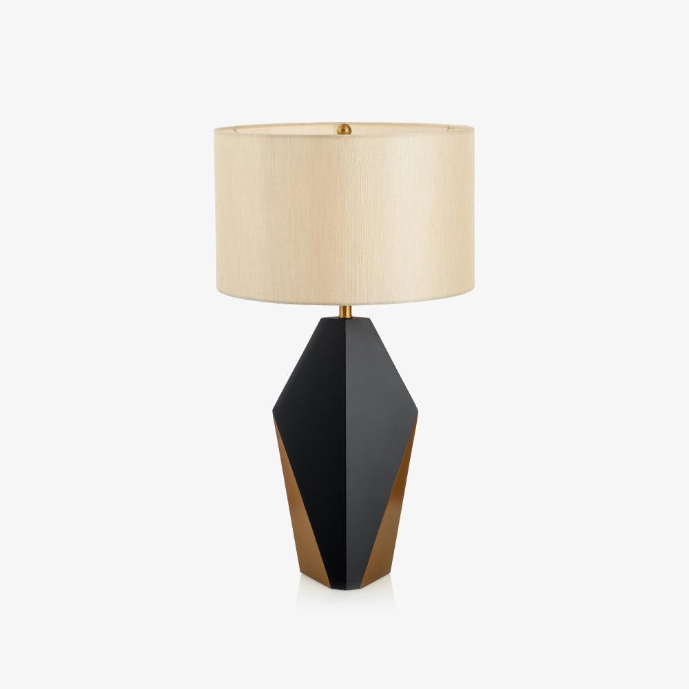 Prism lámpara de mesa contemporánea de tejido