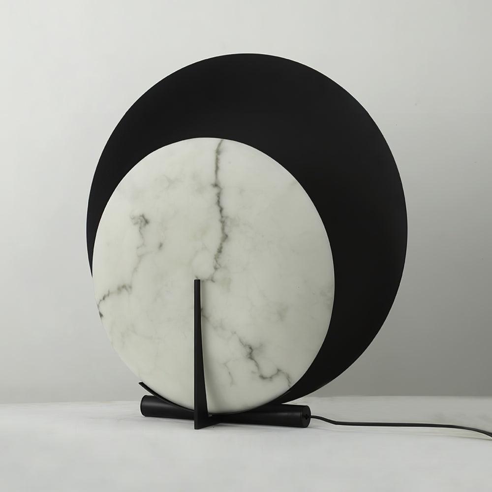 Astix lámpara de mesa de medio círculo en alabastro
