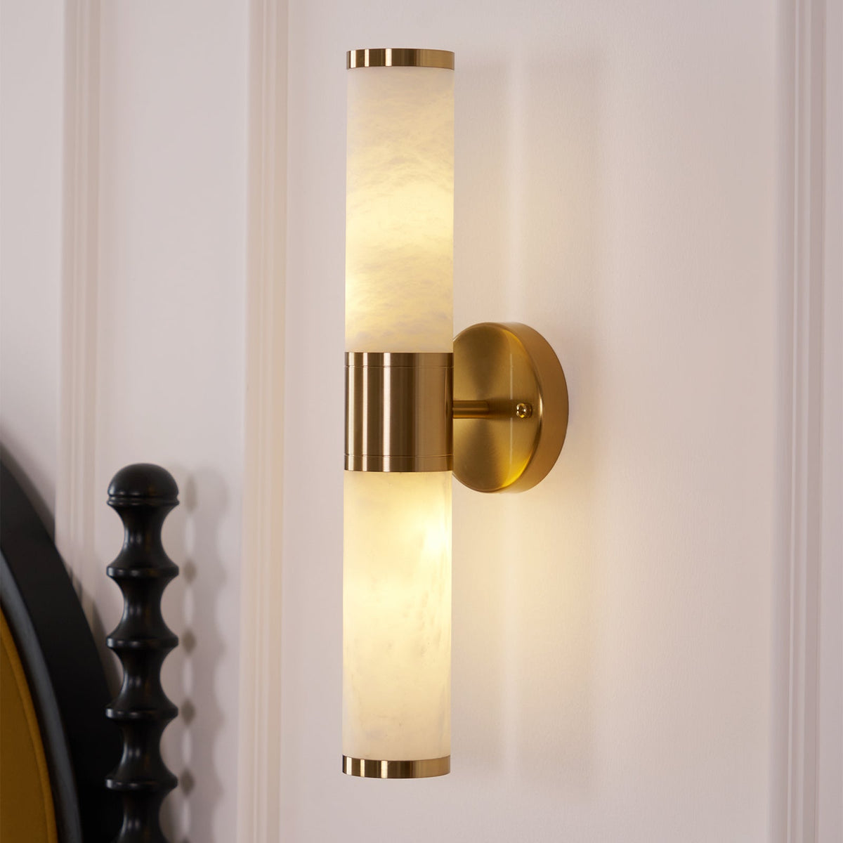 Tira aplique de pared minimalista alabastro