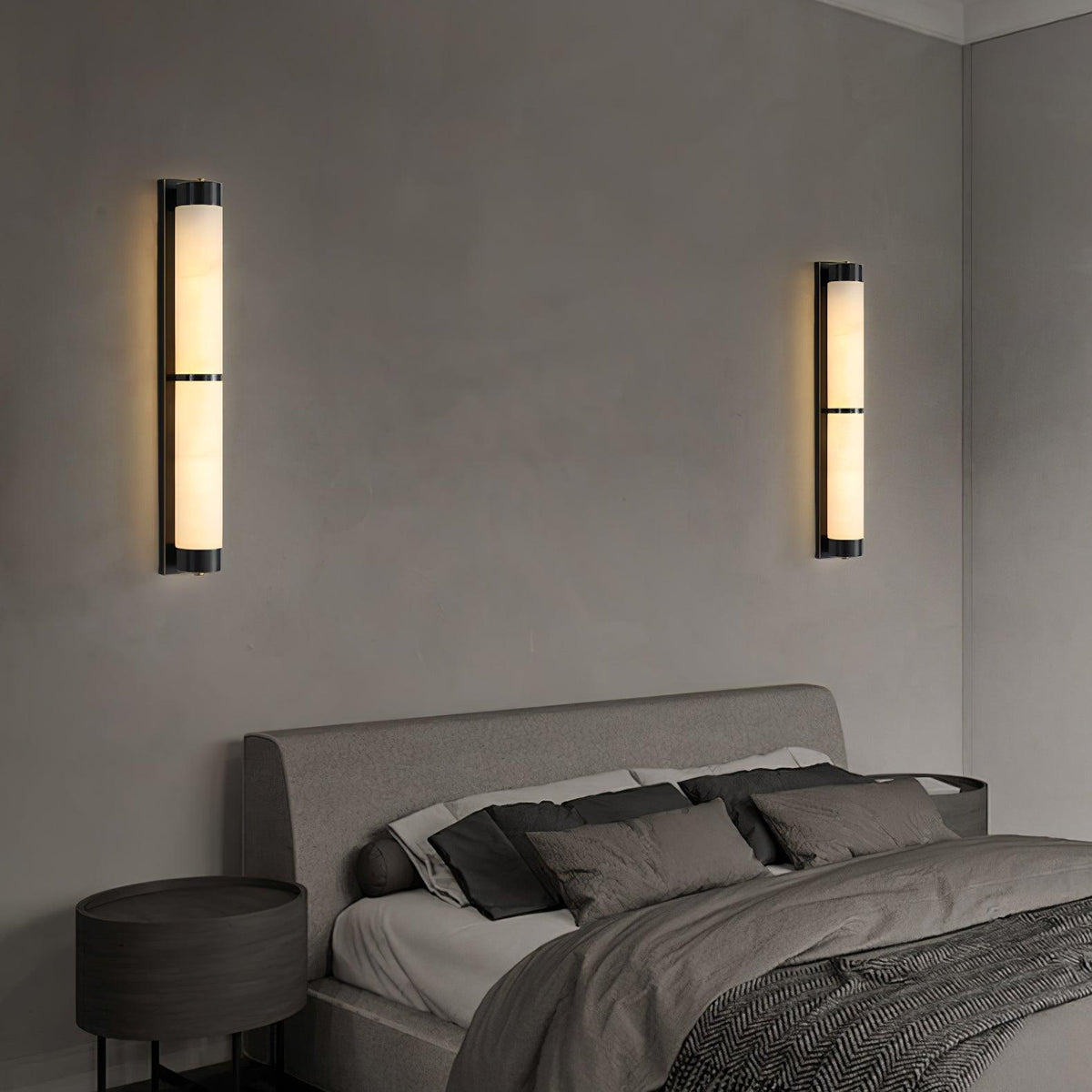 Albelise aplique de pared minimalista en alabastro