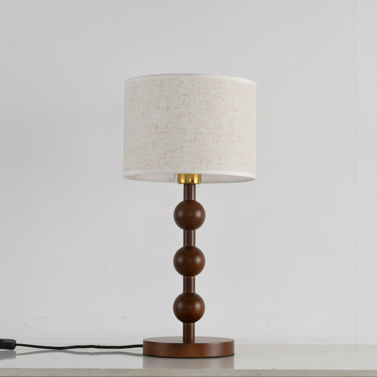 Madelyn lámpara de mesa minimalista de tejido