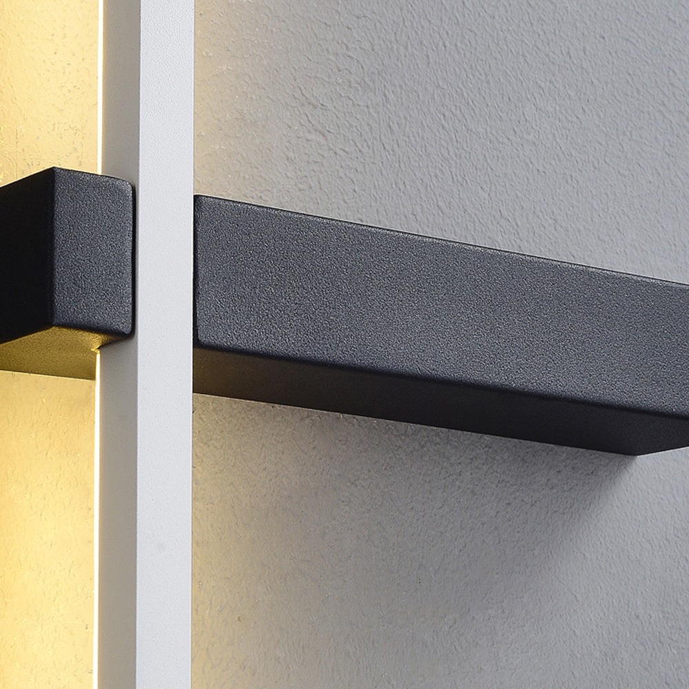 Arisha Diseño Lineal Metal/Acrílico Aplique de Pared Multicolor