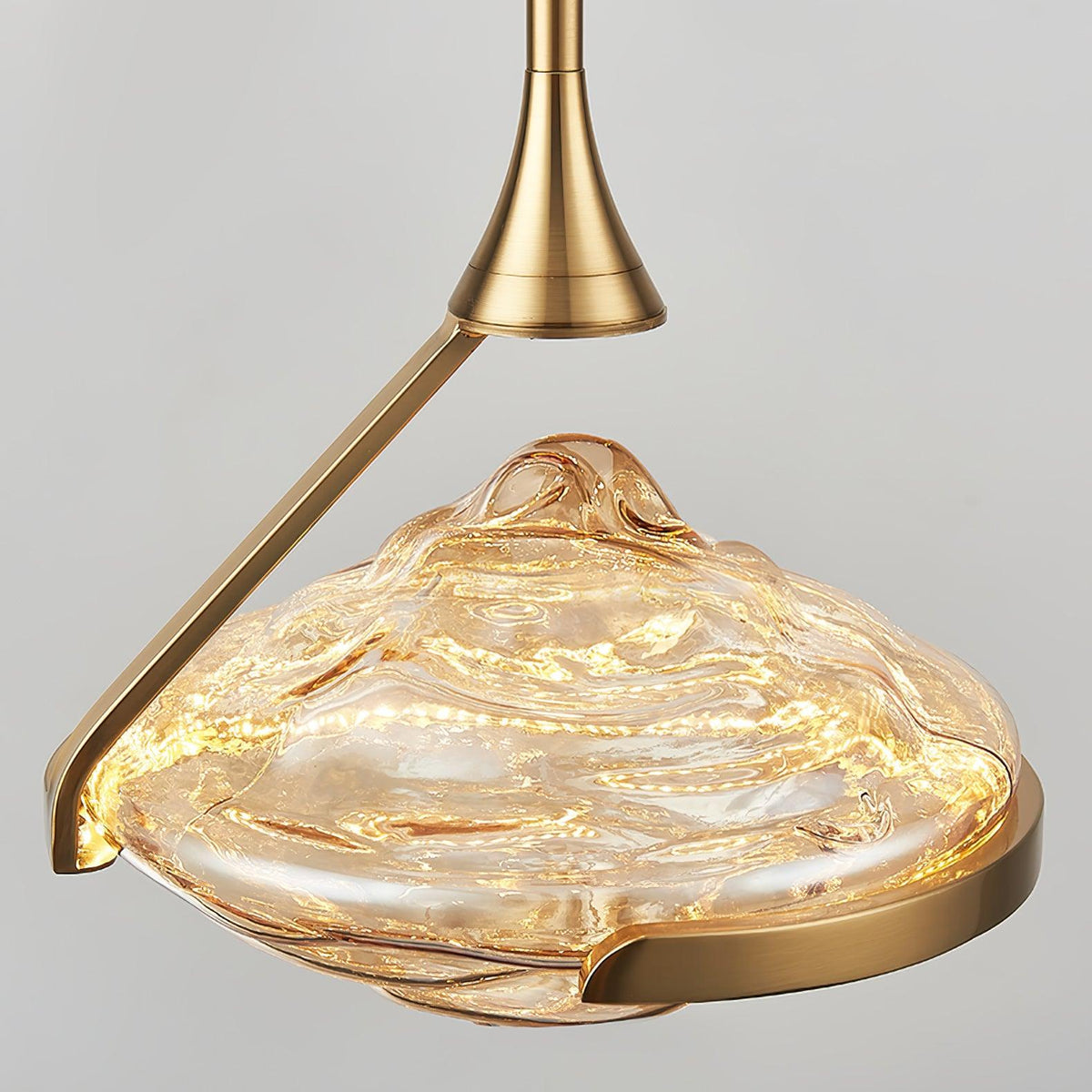 Elyarette lámpara colgante de cristal diamantado