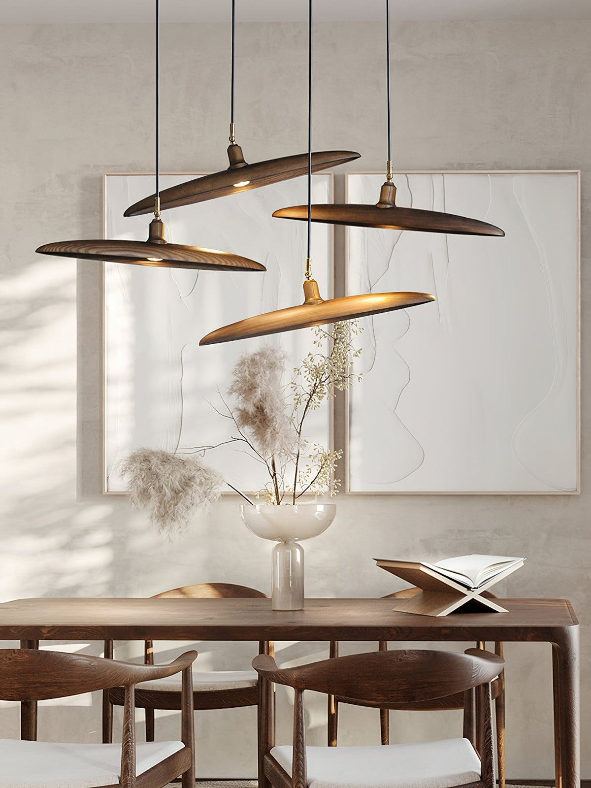 Zelirira lámpara colgante Blade de madera