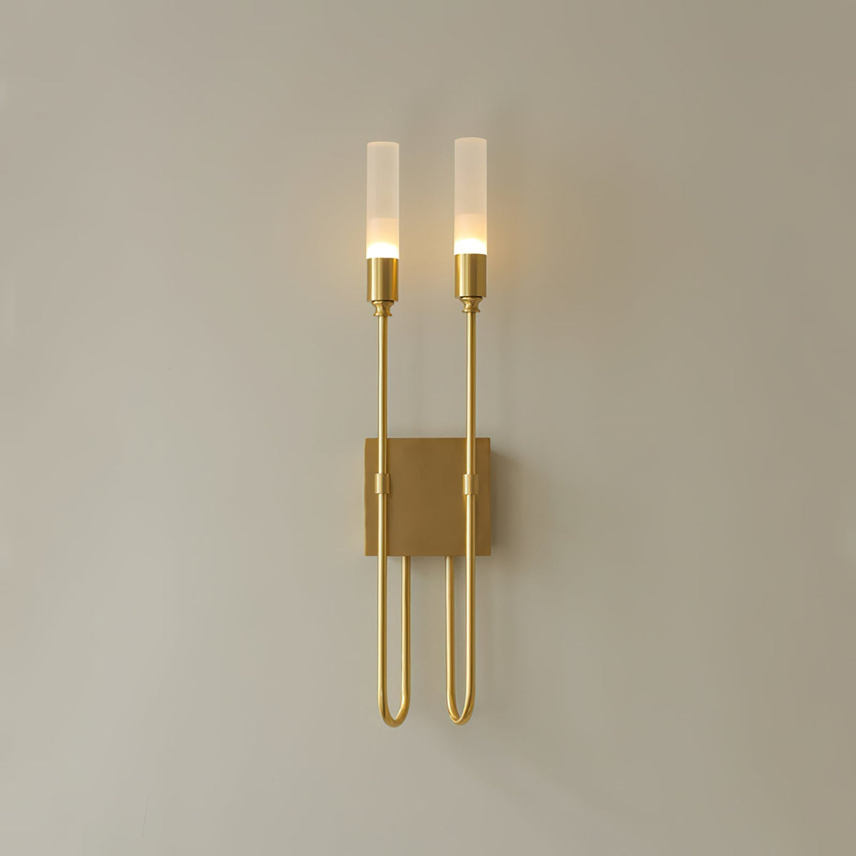 Yvori aplique de pared con doble varilla minimalista
