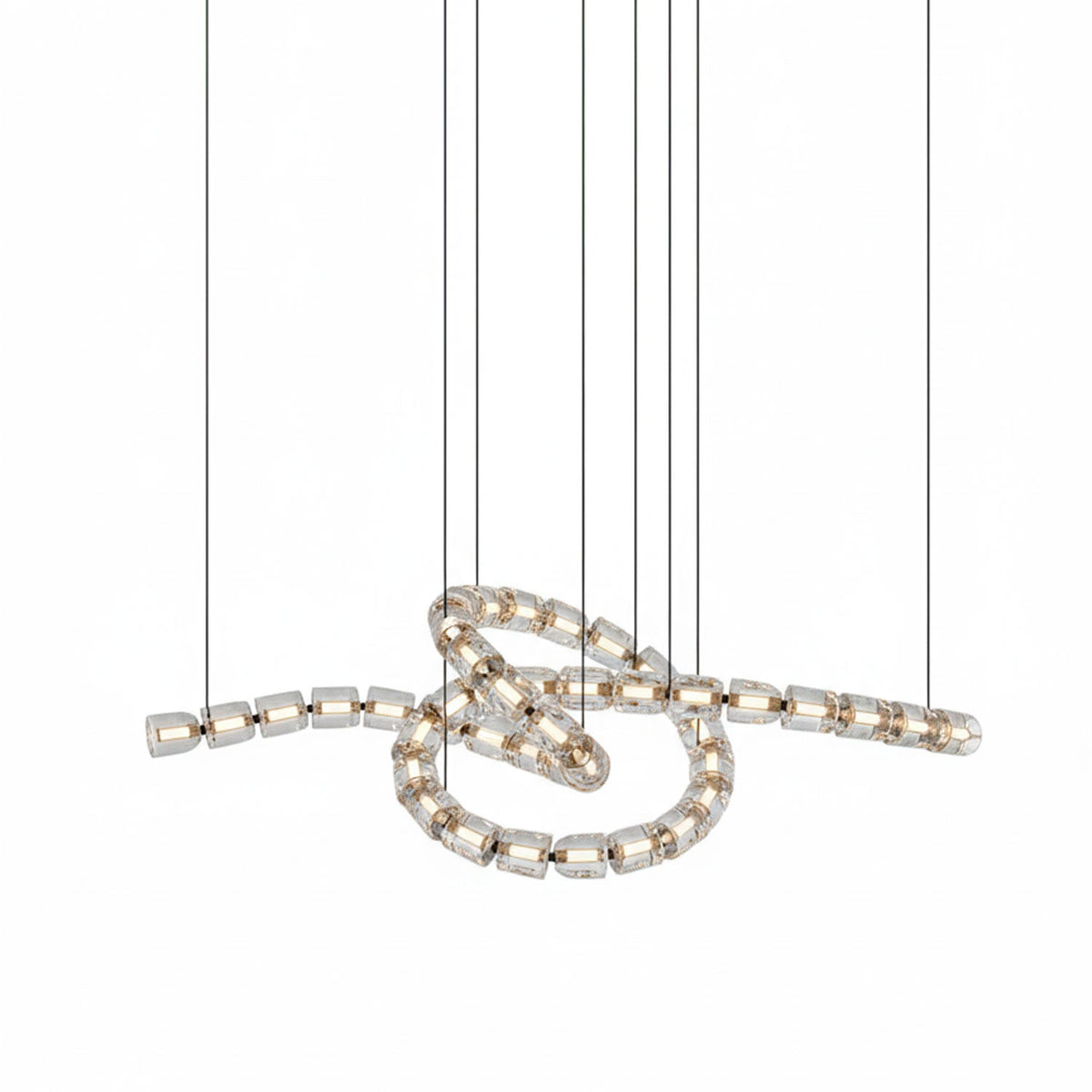 Nexus lámpara de araña dorada con cristal - 元字段测试