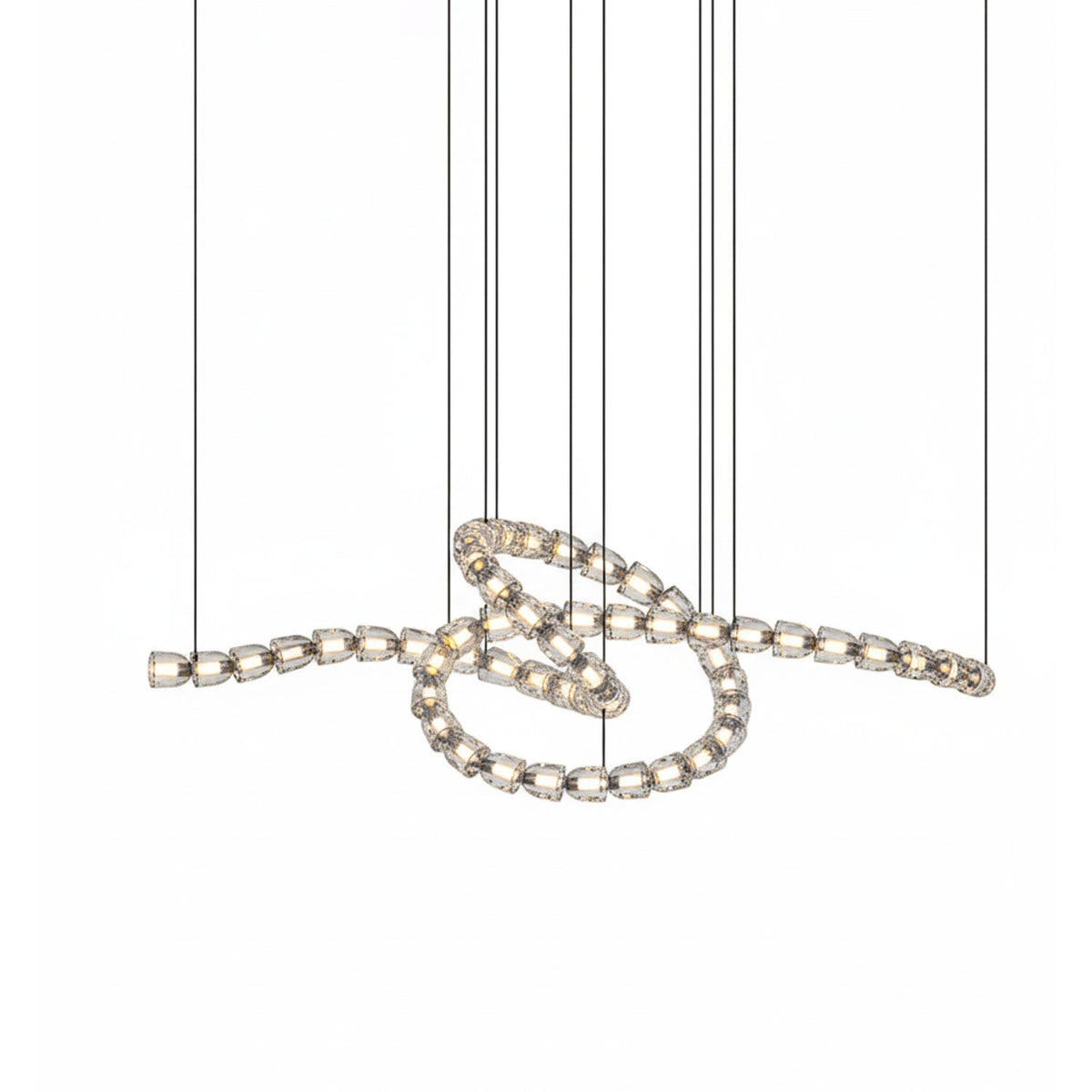 Nexus lámpara de araña dorada con cristal - 元字段测试