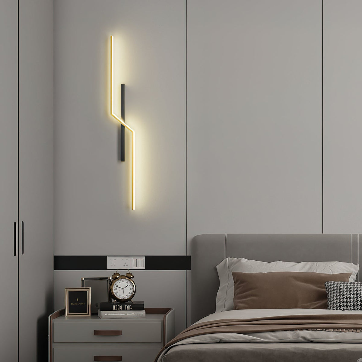 Iraeir Aplique de pared Minimalista