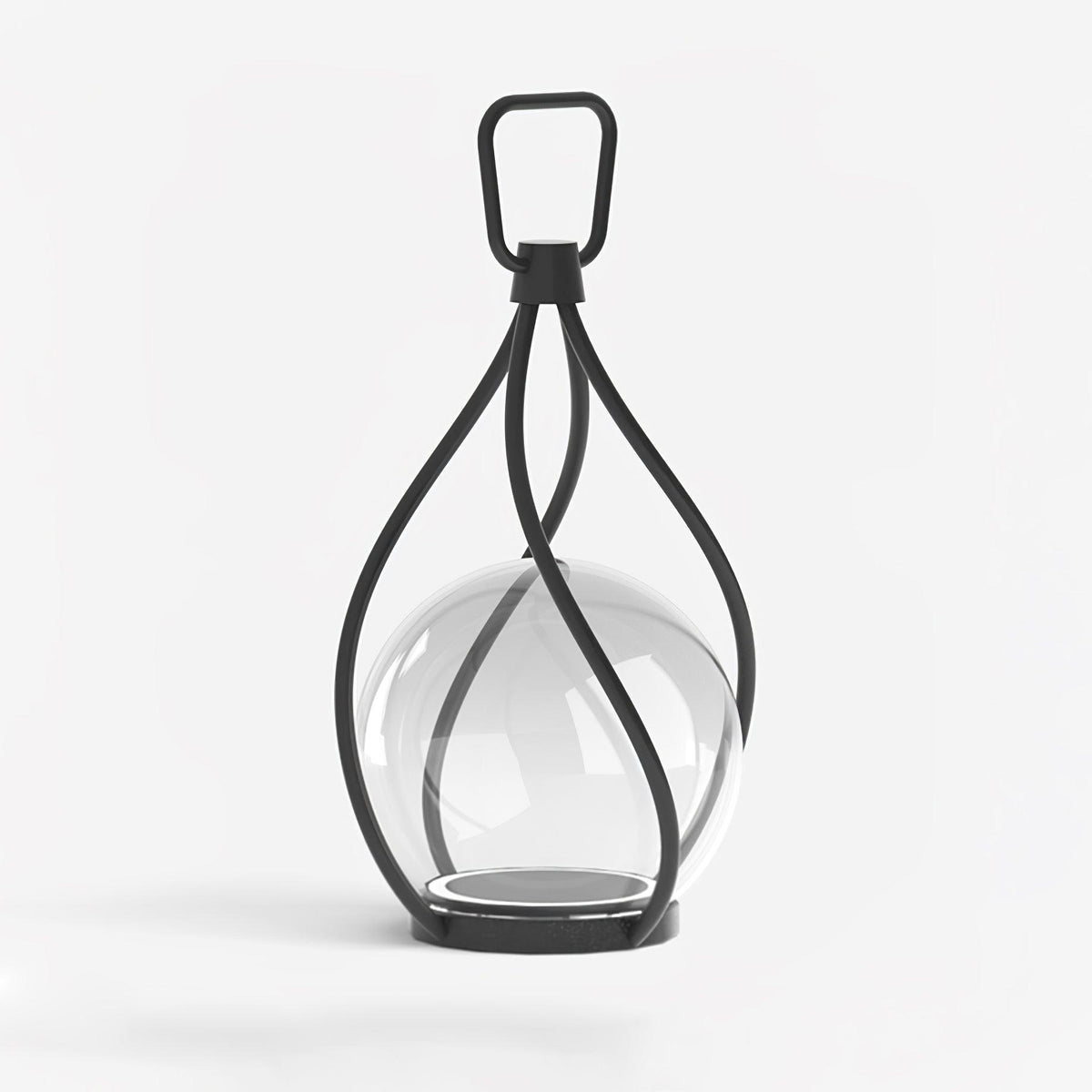 Emma lámpara de mesa minimalista de vidrio