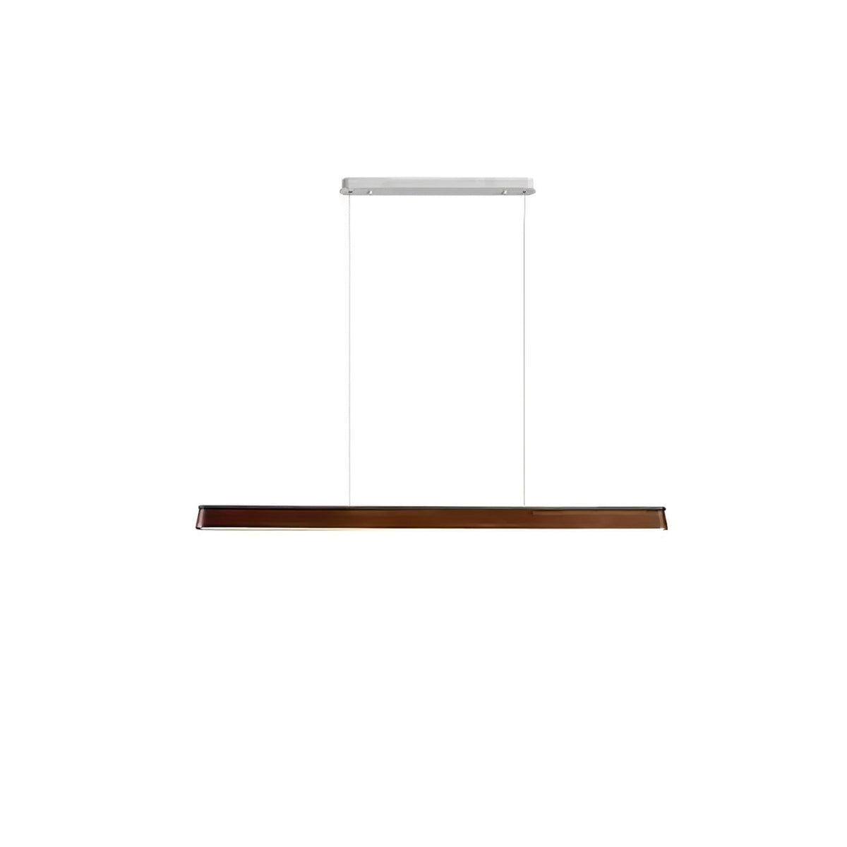 Zura lámpara colgante lineal de madera industrial