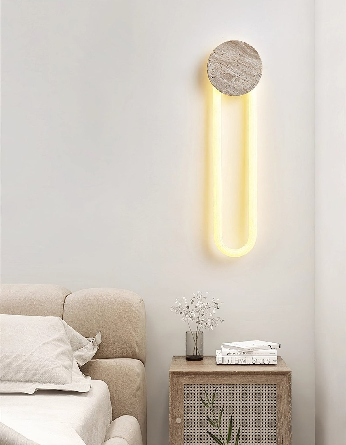 Mysolel aplique de pared travertino