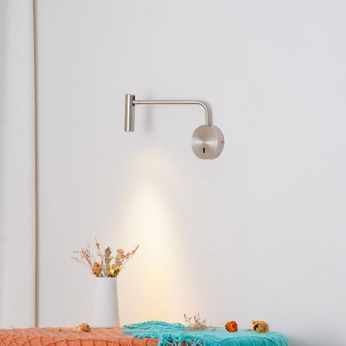 Kiroxen aplique de pared minimalista disco LED