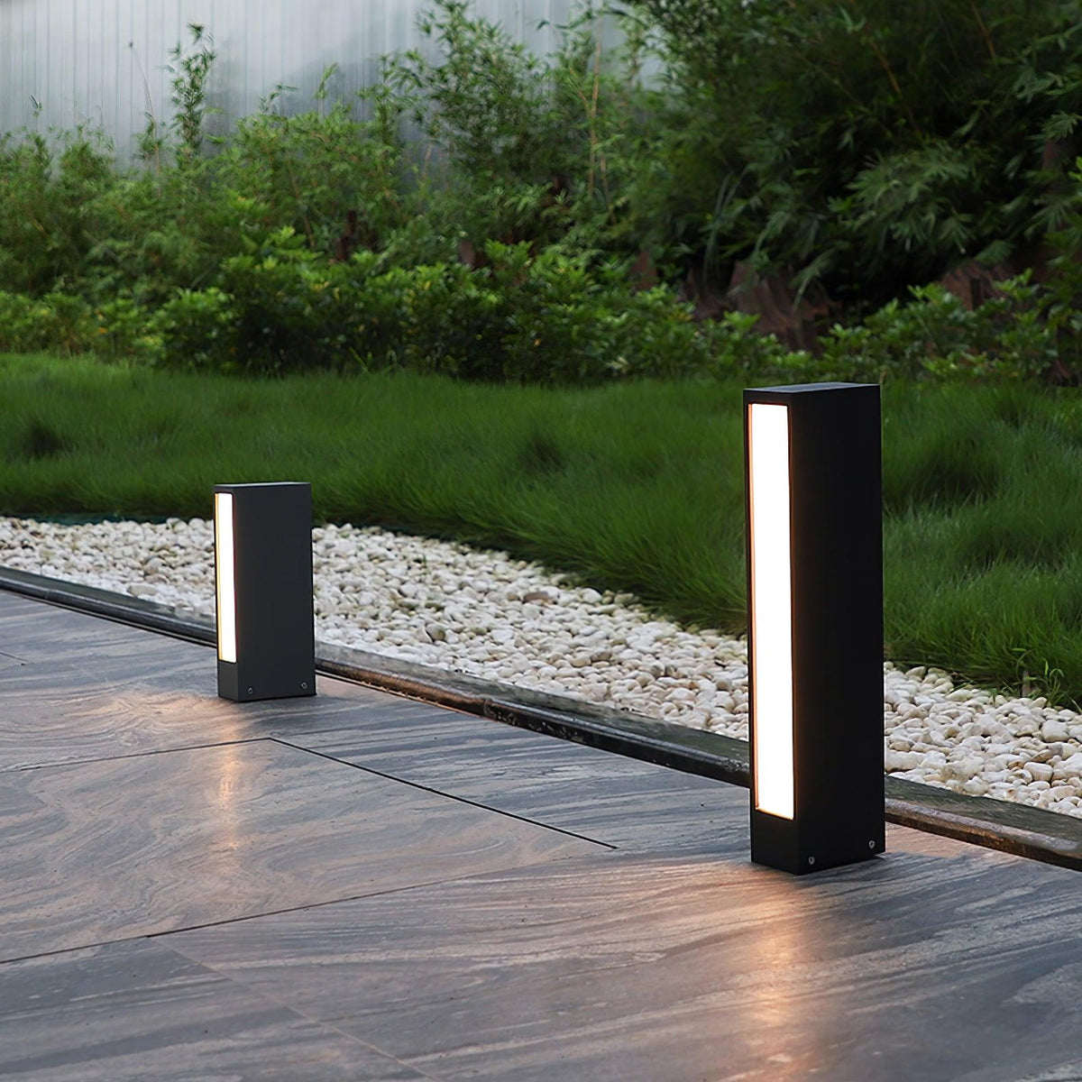 Ulzoril Lámpara de sendero minimalista de aluminio