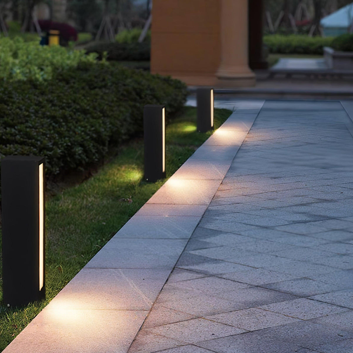 Ulzoril Lámpara de sendero minimalista de aluminio