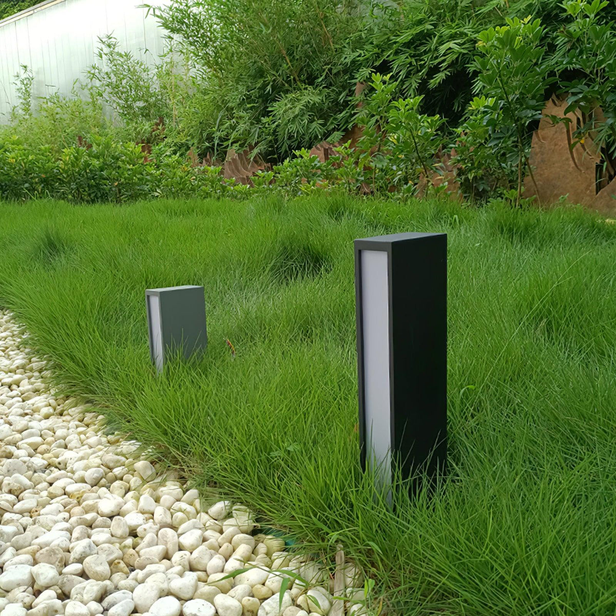 Ulzoril Lámpara de sendero minimalista de aluminio