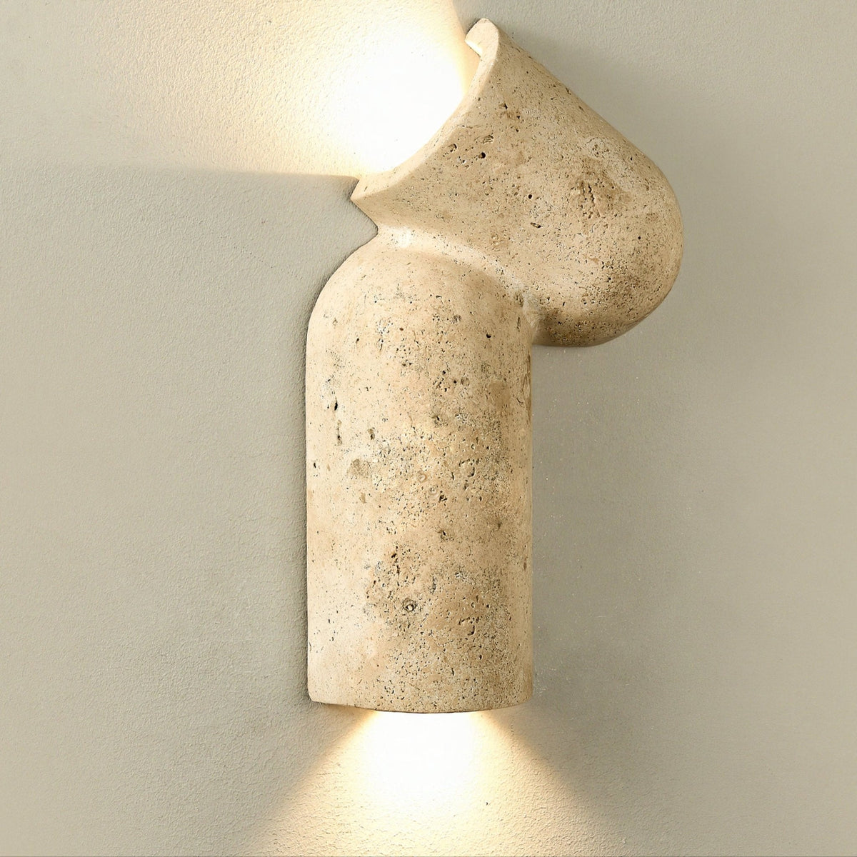 Valoreth aplique de pared travertino