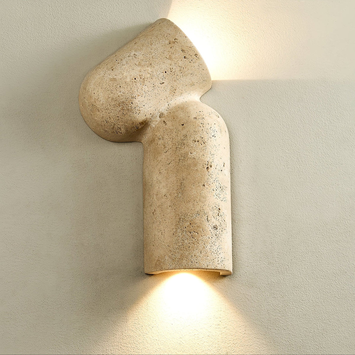 Valoreth aplique de pared travertino
