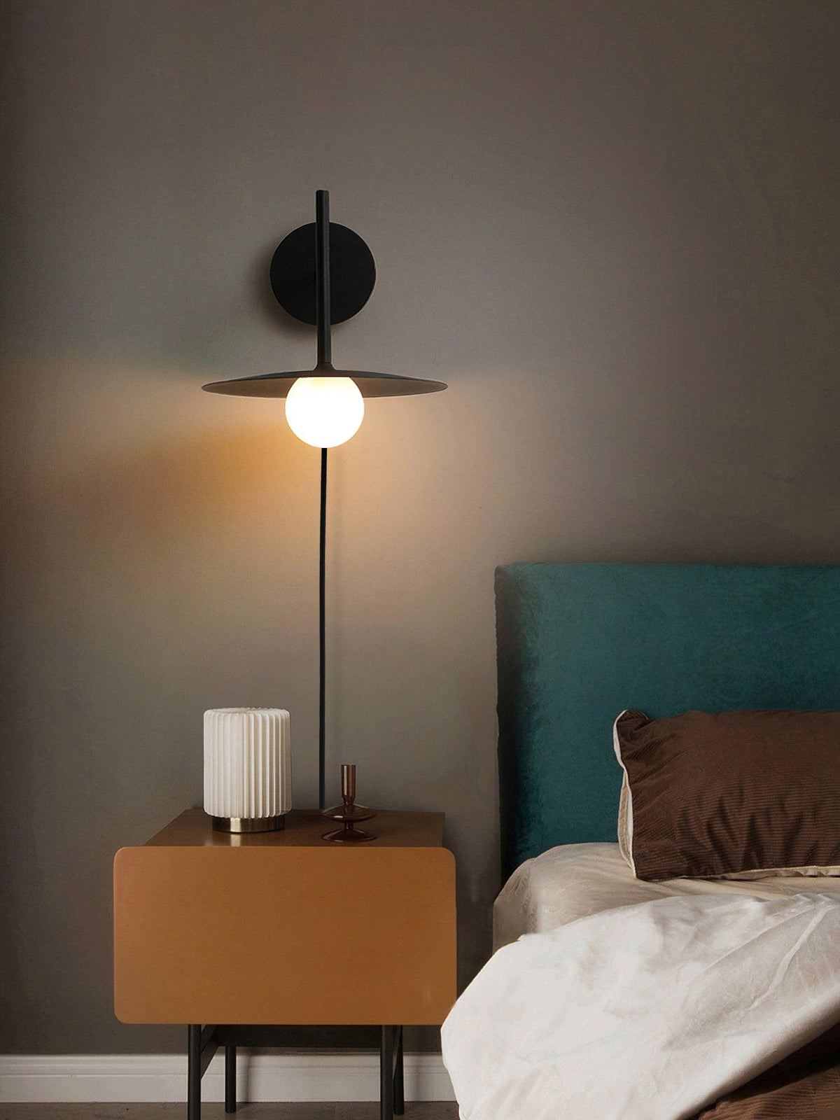 Orsilus aplique de pared vintage industrial con enchufe enchufable