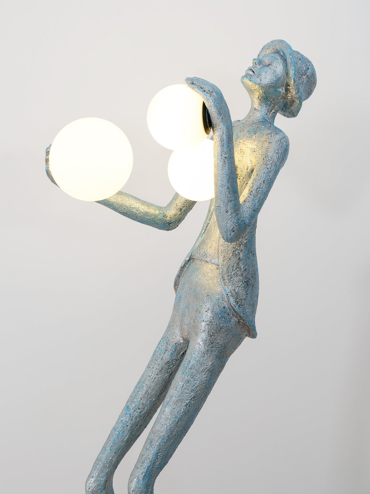 Evlirir lámpara de pie artística en bronce