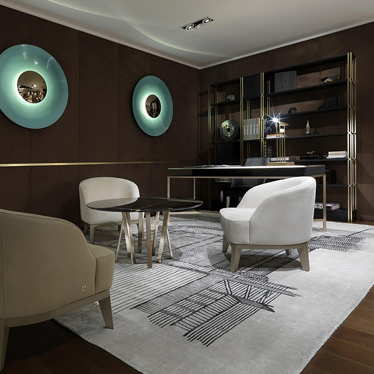 Xevan aplique de pared elegancia Simplicity resplandor