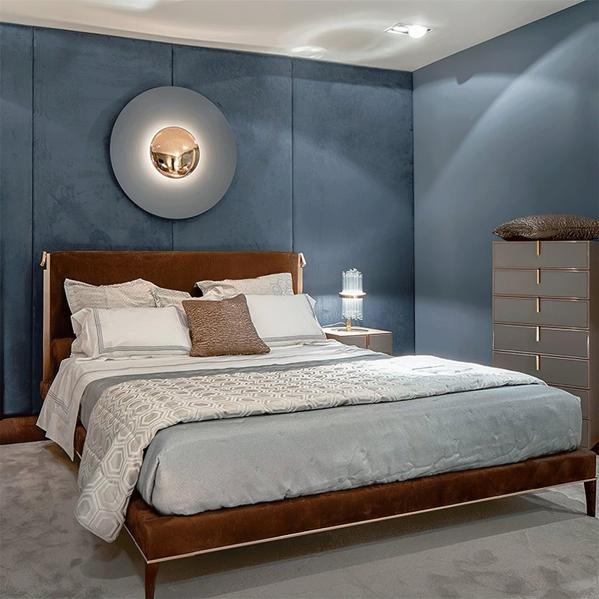 Xevan aplique de pared elegancia Simplicity resplandor