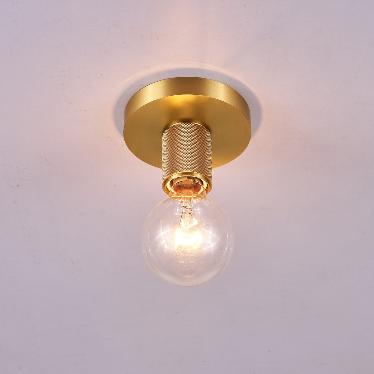 Aursorion lámpara de techo moderna minimalista de latón