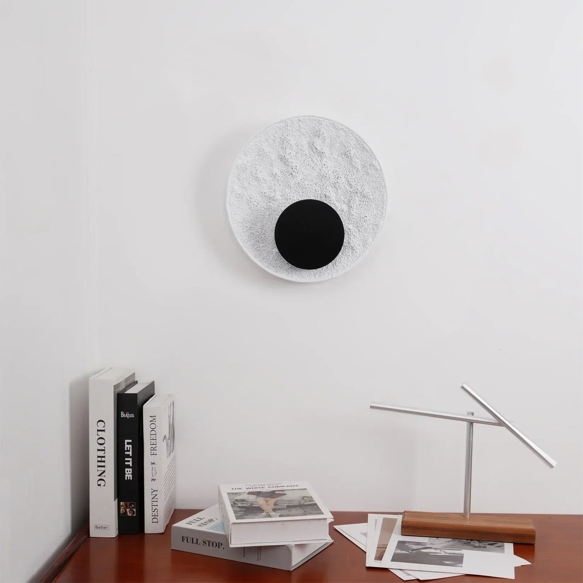 Byers Wall Lamp  Round Resin