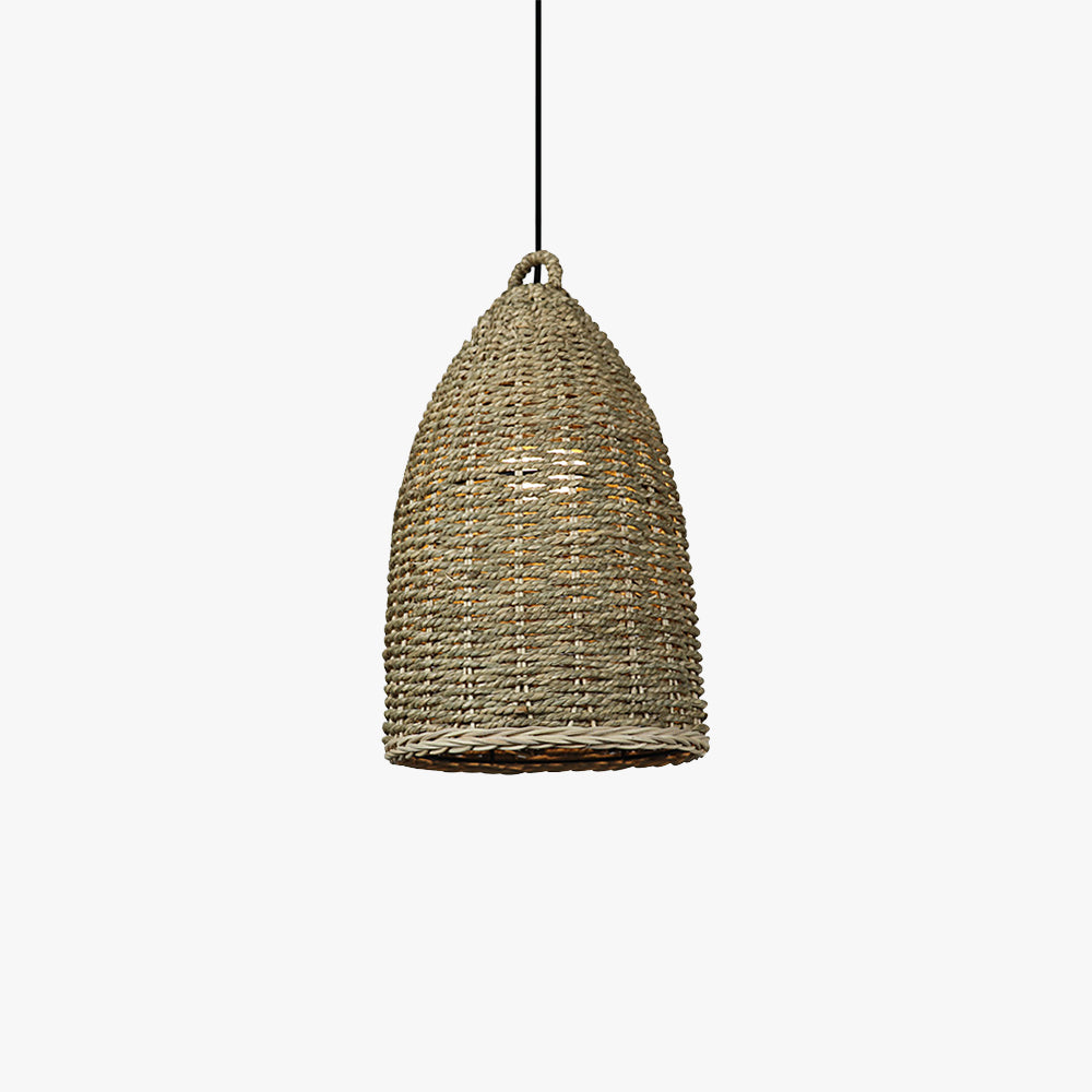 Ritta Retro Hecho Metal/Ratán Lámpara Colgante Dormitorio/Estudio