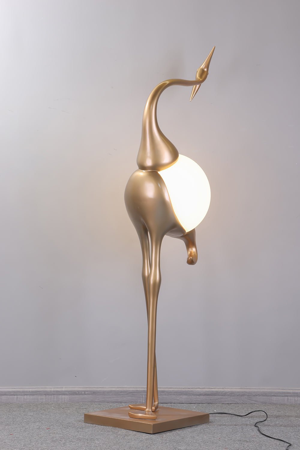 Uraearae aplique de pared con forma de grulla