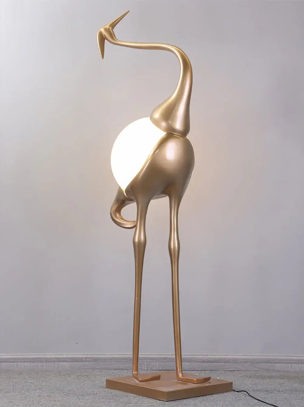Uraearae aplique de pared con forma de grulla