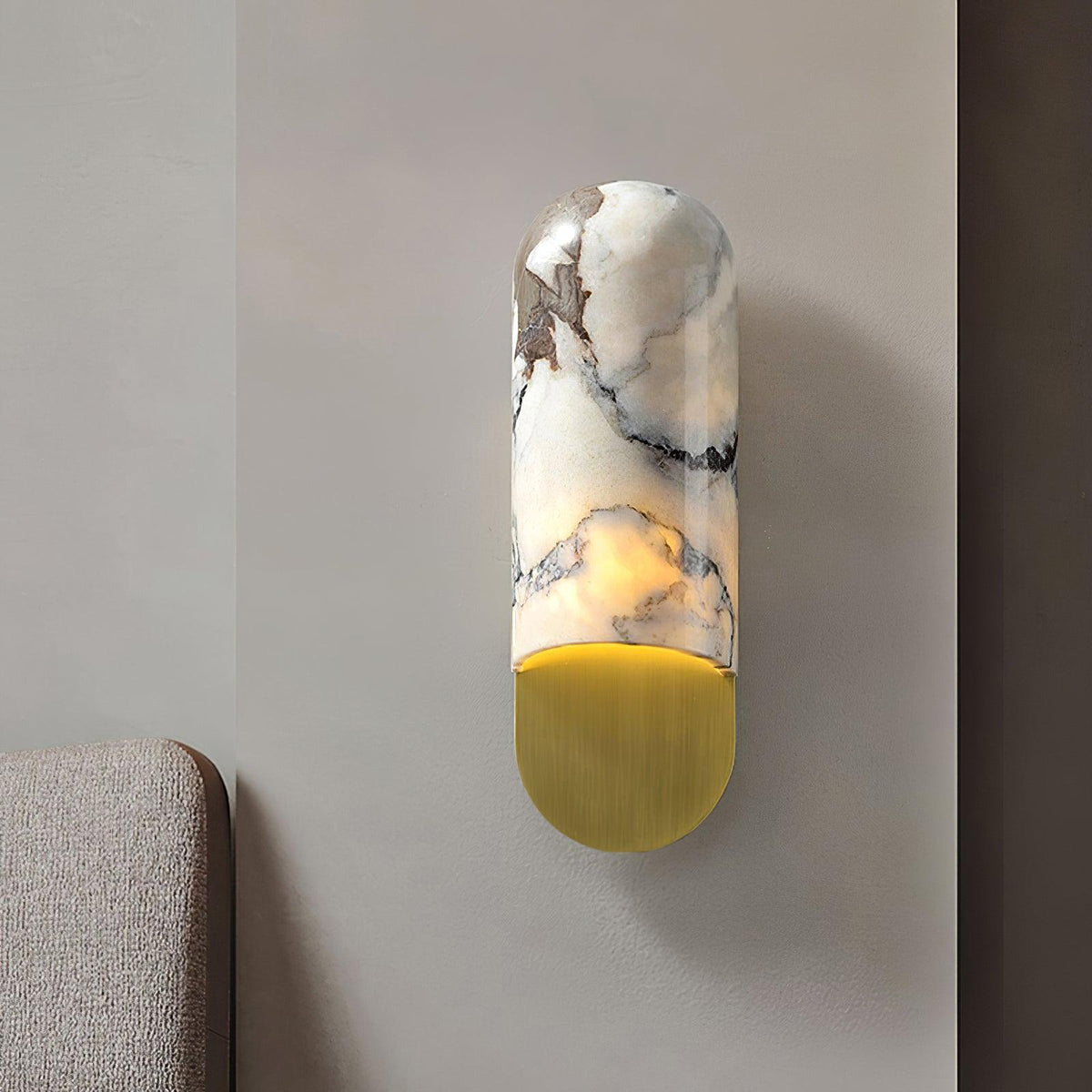 Elaisira aplique de pared con acabado elegante