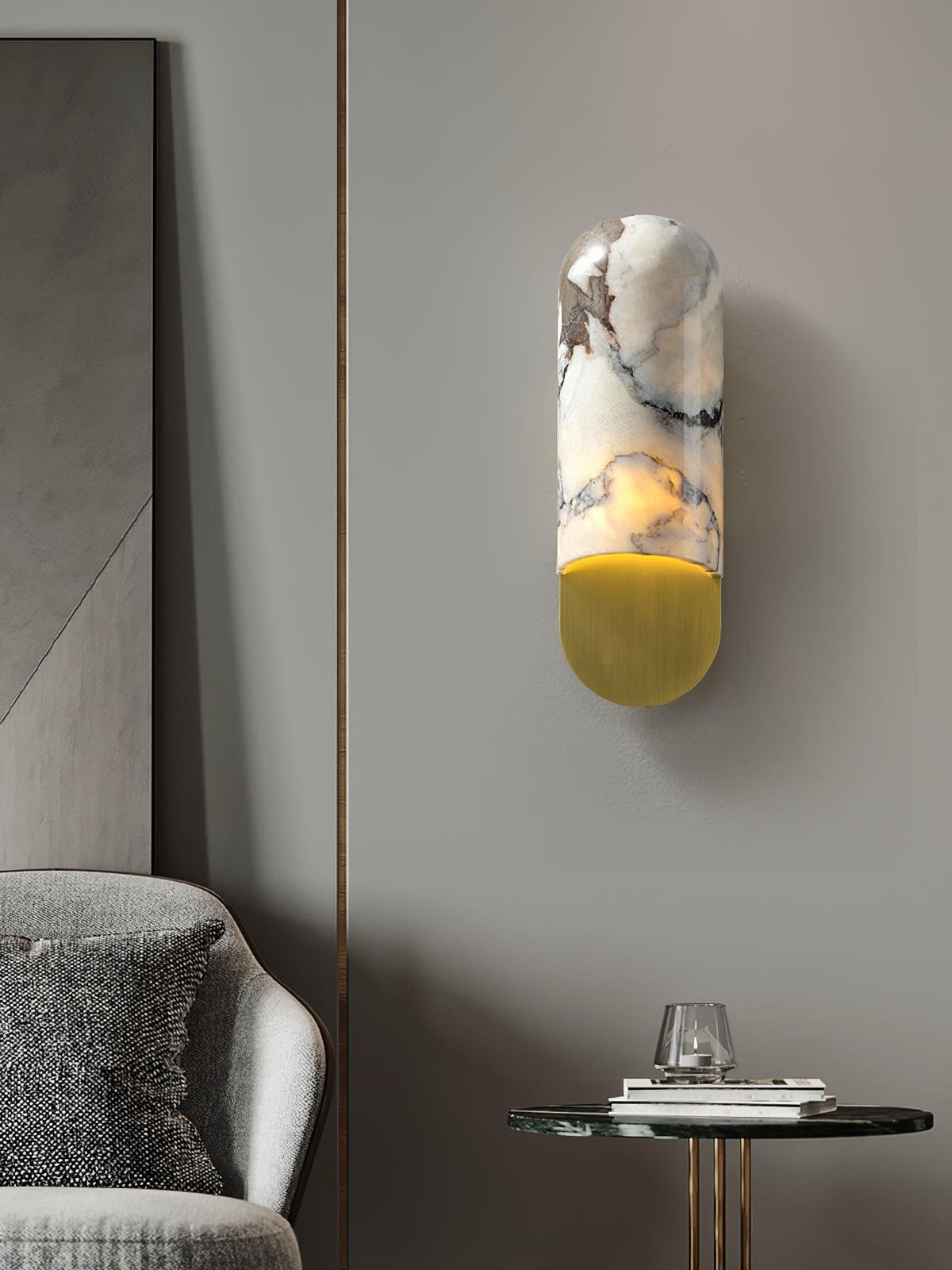 Elaisira aplique de pared con acabado elegante