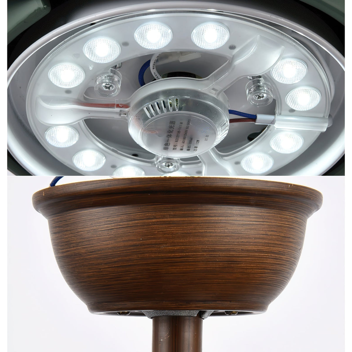 Liororeon ventilador de techo con luz
