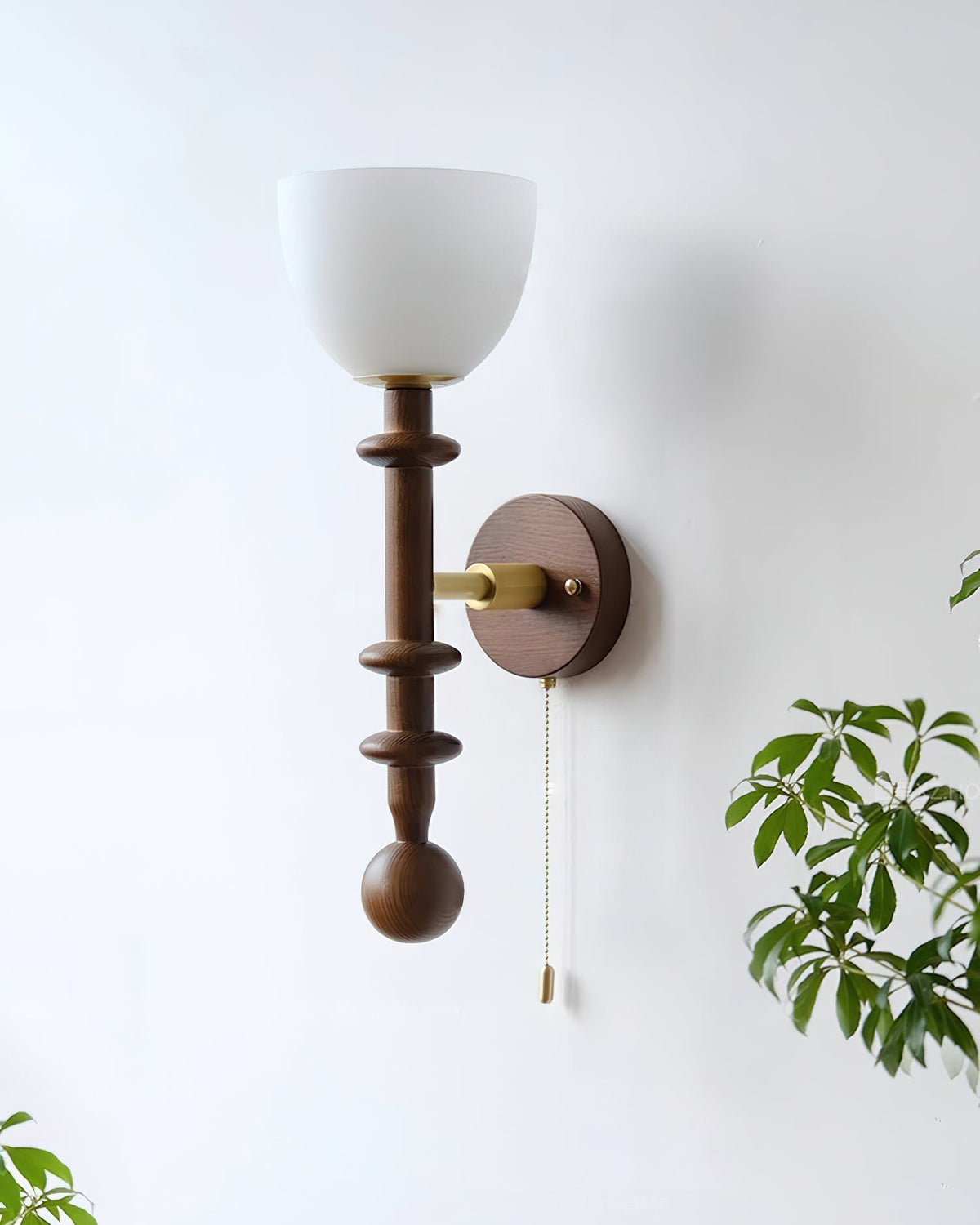 Aldorelia aplique de pared moderno de madera